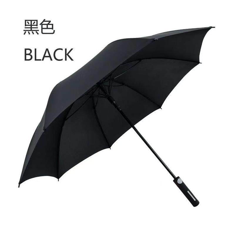 高档大碧瑶莎双层半自超尔高夫雨伞黑胶涂层晴雨两用动抗UV长柄伞