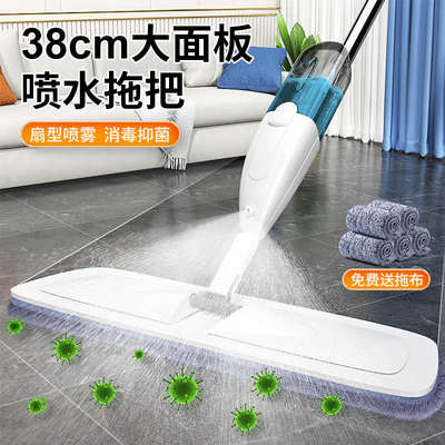批发喷水拖把家用一拖净平板自动免手洗干湿两用懒人拖地家用卧室
