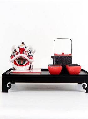 新中式托盘组合装件售样板房摆楼处套现代茶MC-TY-58室办公室茶具