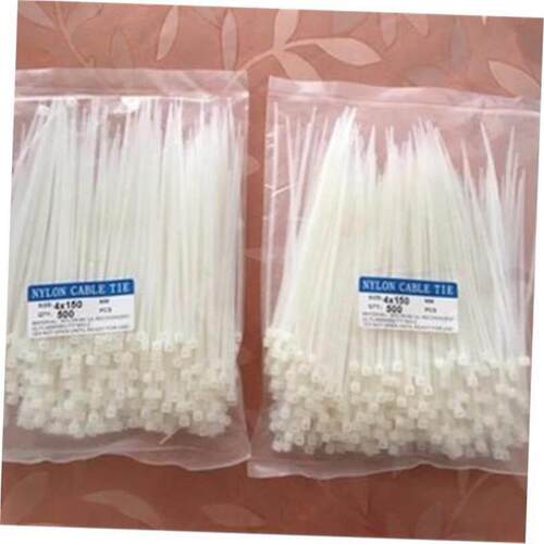 100PCS black 5X200 Self-locking plastic nylon tie cable tie