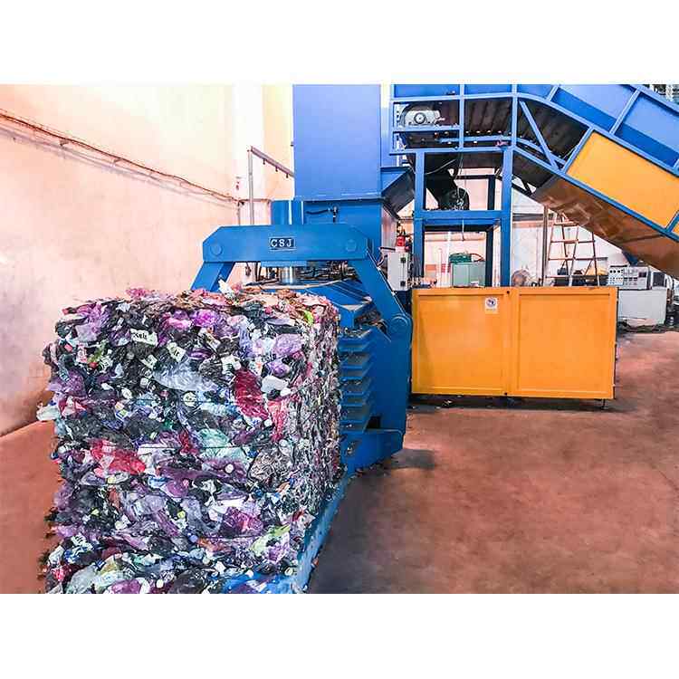 装修垃圾RDF轻物质可燃物打包机牌全自动卧式无人化