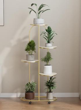 多层铁艺花架室内饰移动架组装合阳台绿花萝花可盆架客87131厅落