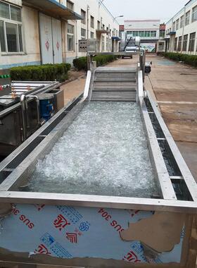 肉丸子速冻后挂冰流水线 刀鱼类水产品挂冰设备 海鲜类自动挂冰机