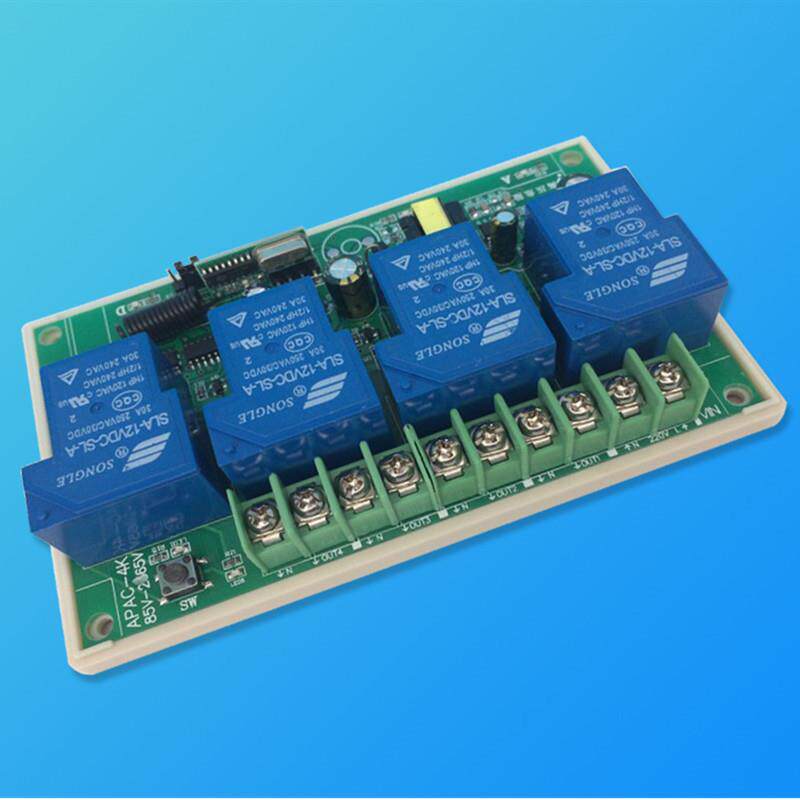 滑盖金4键遥控工220V4L-3壳AC22属V30变A四路压大功率水泵灯0具控