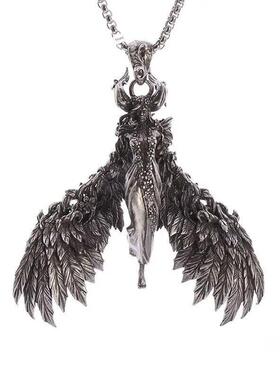 Classic evil angel witch devil pendant hip-hop punk personal