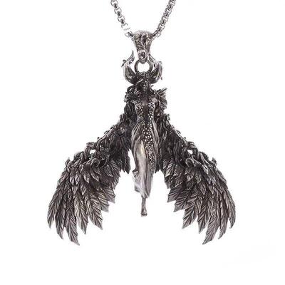 Classic evil angel witch devil pendant hip-hop punk personal