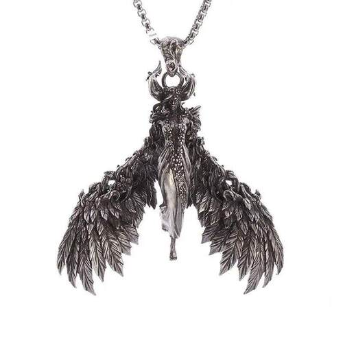 Classic evil angel witch devil pendant hip-hop punk personal