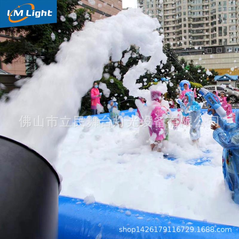 舞台大型悬挂泡沫机水上乐园喷射泡泡机室外幼儿园设备流水泡沫机