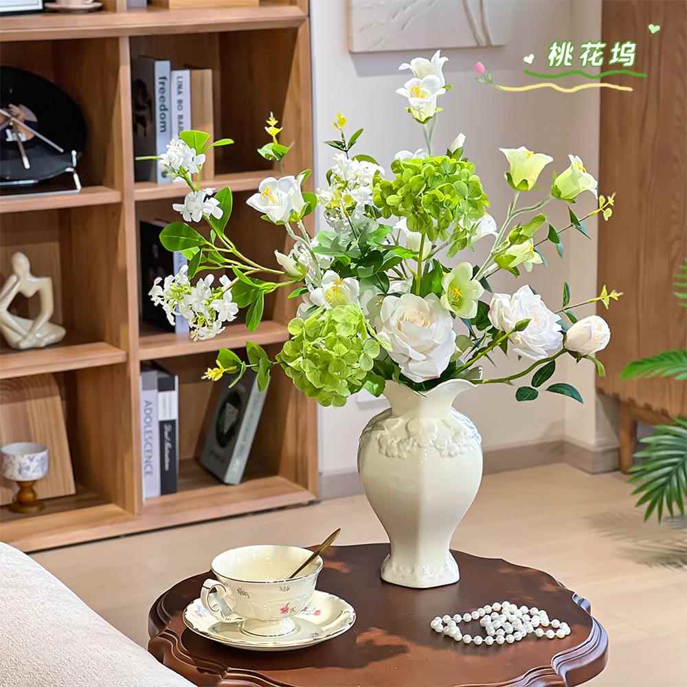 彷真花束假花摆设客厅餐桌装饰花高级感逼真假花摆件插花花束花艺