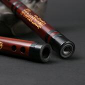 高档族器小叶紫檀笛子典藏演奏级笛笛子G调F调乐器民专业演奏子乐