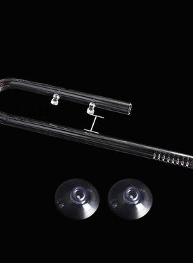 Glass pipe lily poppy peony spin surface skimmer inflow outf