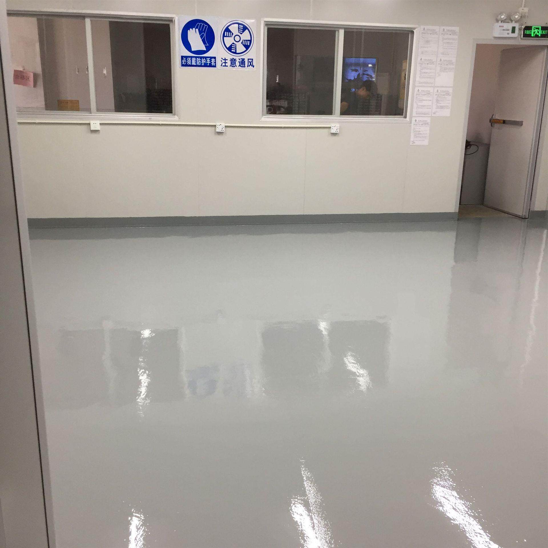 环氧防静电地坪防静电自流平地坪漆自流平施工防静电漆