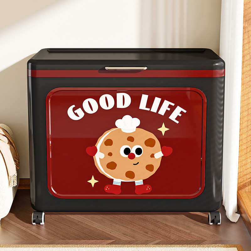 家用衣服收纳箱带轮大容量翻盖整理箱可折叠脏衣篮多功能被子储物,收纳整理,收纳箱,淘宝优惠券,粉丝福利购,淘宝优惠卷