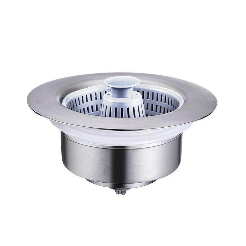 厨房水槽过滤网洗菜盆弹跳芯洗碗池水槽下水不锈钢漏水塞防臭神器,家装主材,下水器,淘宝优惠券,粉丝福利购,淘宝优惠卷