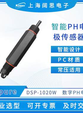 数字电极ph计工业在线DSP-1020W智能便携式PH/ORP传感器探头