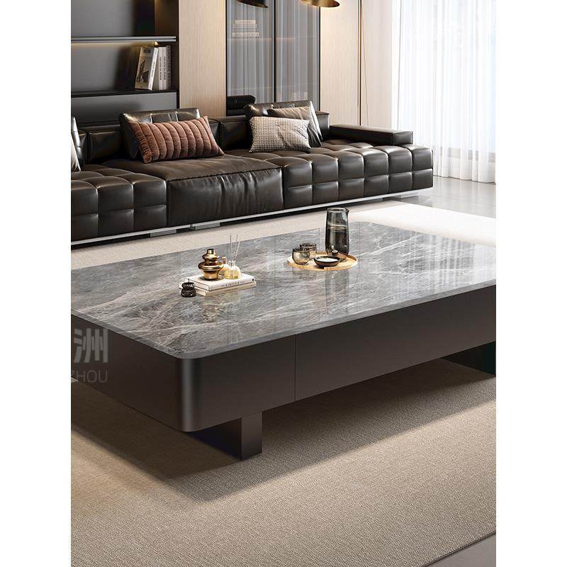 茶几实木客厅家用户型2025新款高端长方形高级感电视柜组合免安装