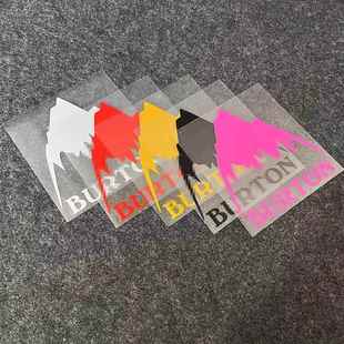 户外单板滑雪品牌Burton伯顿波顿车贴纸工具箱DIY后窗三角窗防水