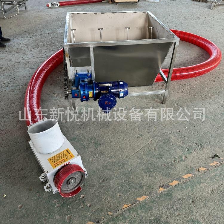 带搅拌料斗输送机家用小型吸粮机车载软管螺旋炒料机