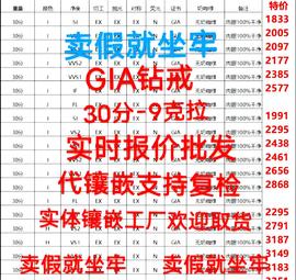 gia国际证书裸钻定制天然钻石，30分50分70分1克拉fg色3ex结婚钻戒