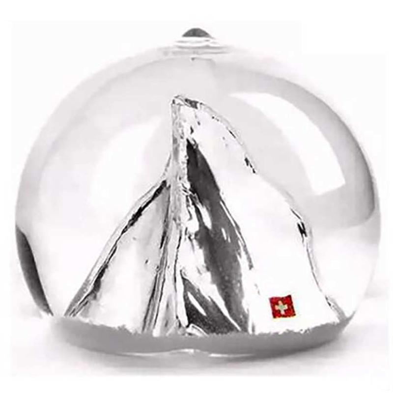 浪漫阿尔卑斯山雪球水晶球 瑞士马特洪峰雪花摆件创意礼品教师节