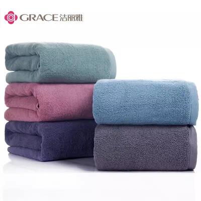 470克 洁丽雅浴巾纯棉成人柔软男女情侣加大加厚家用全棉吸水7175