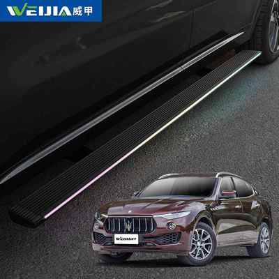 威甲电动踏板适玛莎/拉蒂Levante自动伸缩迎宾脚踏板带灯智能踏板