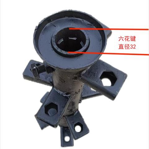 101型手扶拖拉机旋耕机刀轴主机配件座刀盘刀座刀架