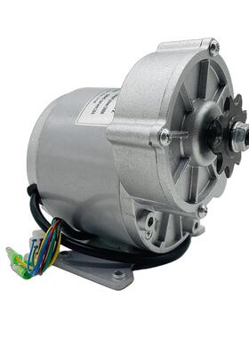 羚鹰MY1018Z36V350W无刷减速电机霍尔减速马达自行车套件电机