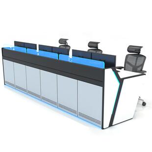 加厚多90联监台控台指挥中议心控台会大厅指挥调度监控操制作台