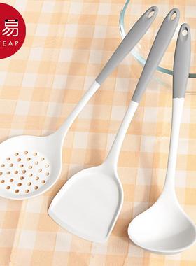 5Y锅铲/硅胶B1U-家用厨房炒菜铲子汤勺漏勺刮刀不伤锅烙饼耐用