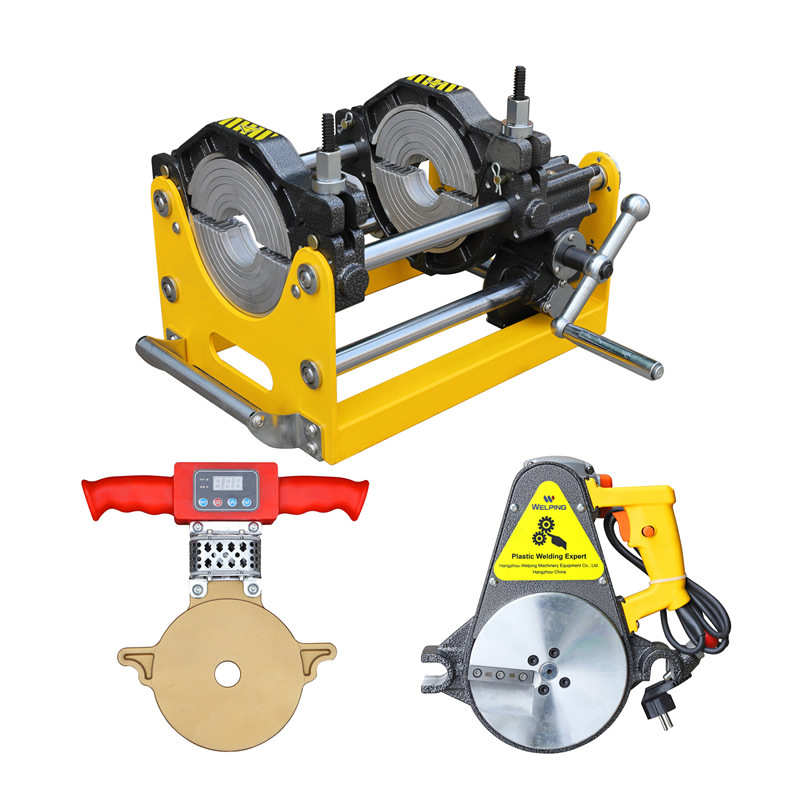 WP160C双环手摇高配pe热熔机PE管热熔对接焊机WELPING热熔焊机高P