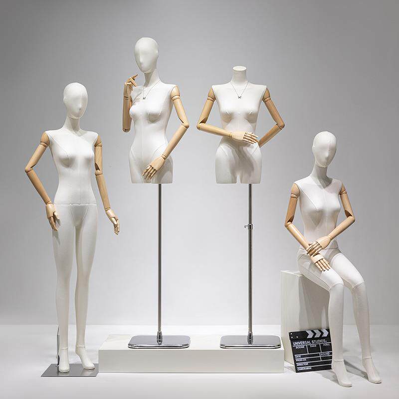 韩版半身挂件手少女模特陈列道具展示架服装店橱窗专用全身假人偶