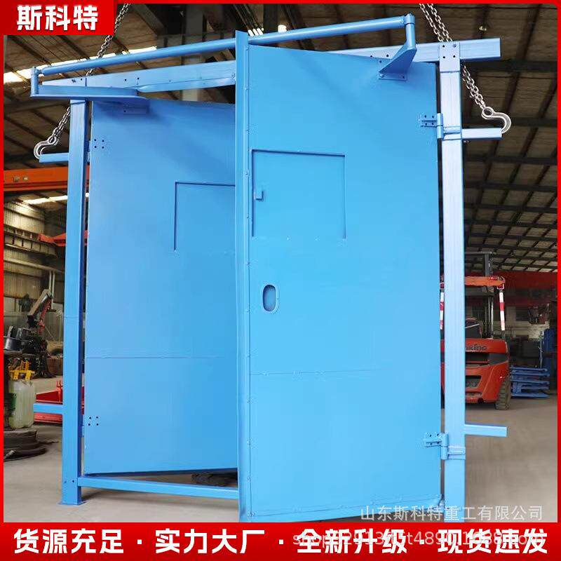 全自动无压风门一套两道四扇全自动红外感应无压风门矿用无压风门