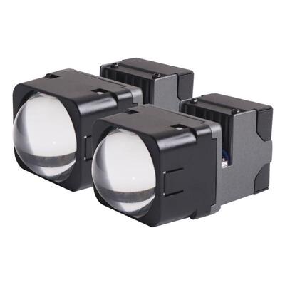 三为车灯新品1.5寸35瓦6000K M5 LED双光透镜模组矩阵大灯远光炮