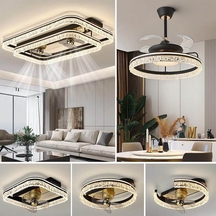 风扇吸顶灯卧室电扇灯客厅主灯2025新款全屋中山灯具套餐组合