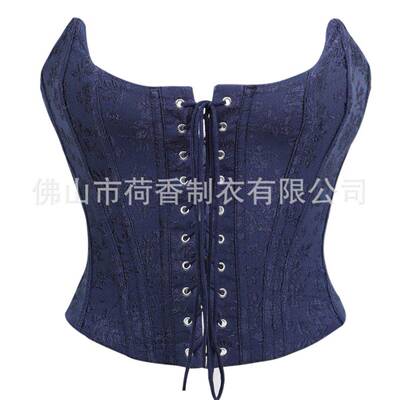 Irregular Structure Boned Floral Embroidery Grommet Eyelet