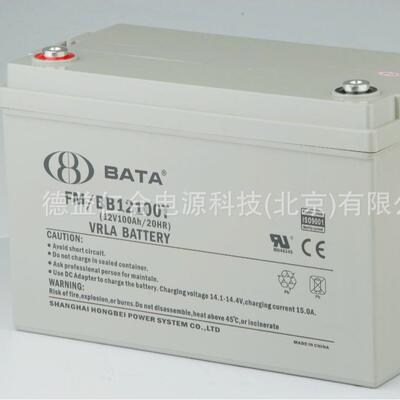 鸿贝铅酸蓄电池FM/BB12100T/12V100AH蓄电池