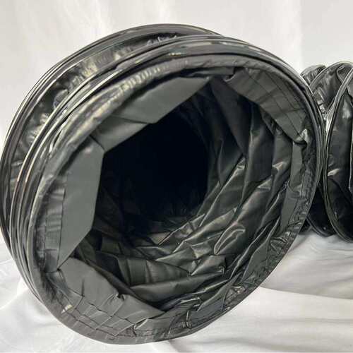 黑色pvc防爆伸缩风管阻燃防爆风管使用范围广