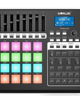 worldeP键ANDA20midi键盘打击垫控BMW制器曲键盘0音乐键编盘电音