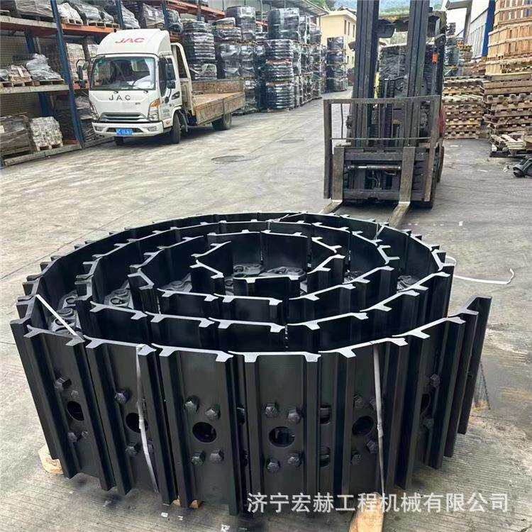 E680/685挖掘机底盘配件链条托轮履带板加厚加固