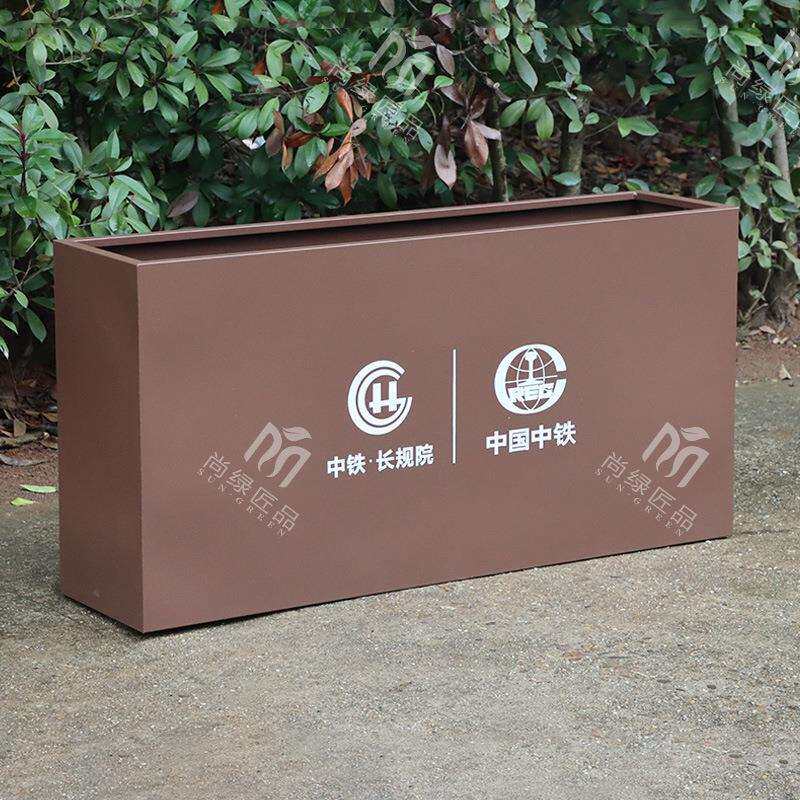 户外花箱组合庭院种植花槽花坛广场商业街咖啡奶茶店外摆围栏