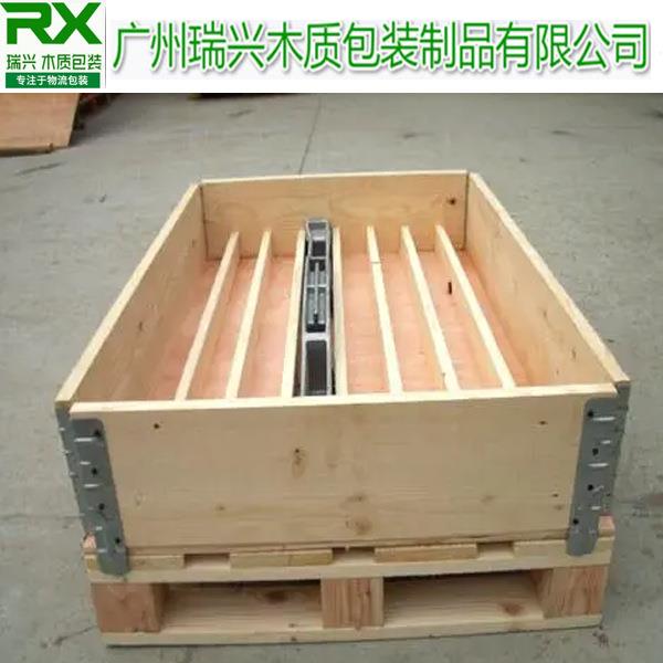 广州折叠木箱_免熏蒸木箱机械设备物流运输周转木架真空包