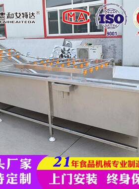 中央厨房泡菜加工设备食品厂大白菜清洗机青椒叶菜类气泡清洗机