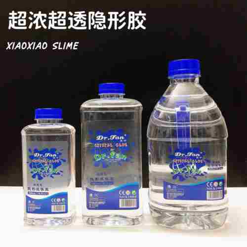 隐形液体胶史莱姆做泥胶水 高透明浓稠 手工起泡胶材料 笑笑SLIME