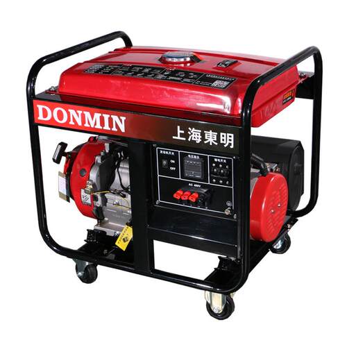 东明DONMIN 三相6kw小型汽油发电机组380v手动应急 DMS7500CX