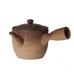 S588煮茶陶壶侧把柴烧壶电陶炉煮茶器粗陶家用泡茶大容量壶明火炭