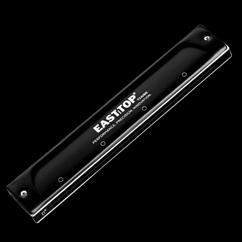 东方鼎T2406S口琴C加厚24孔复音调ABDEGF调成人专业演奏初学乐器