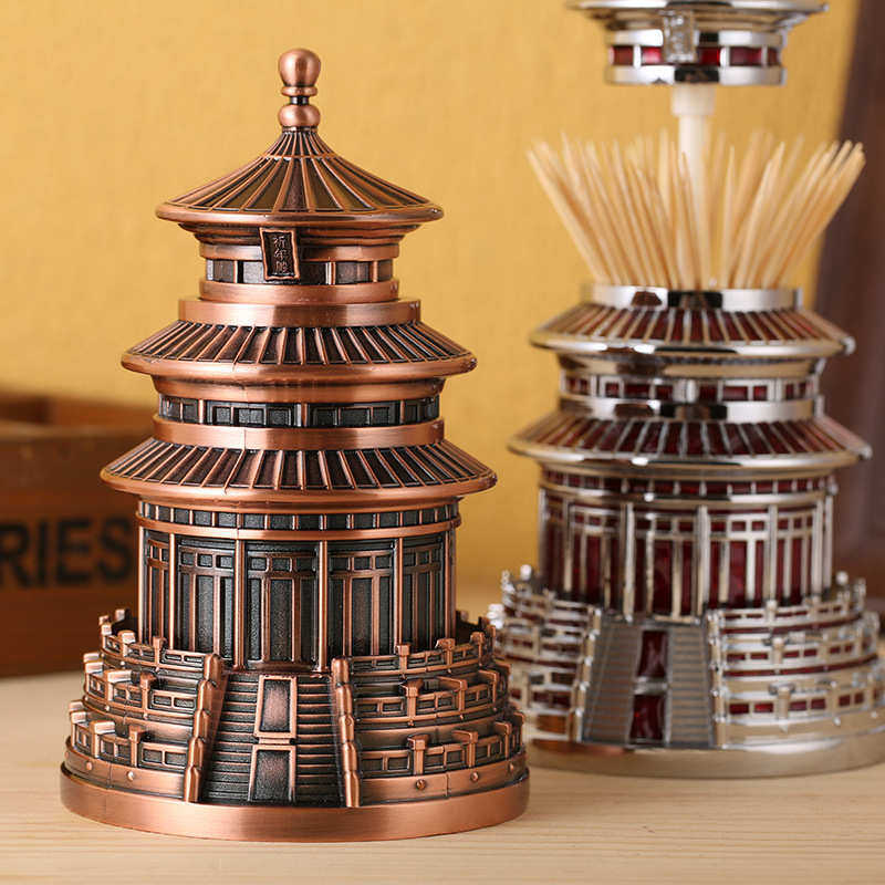 高档欧式复古牙签筒手压自动式牙签盒创意礼品牙签座酒店多色可选,收纳整理,牙签筒,淘宝优惠券,粉丝福利购,淘宝优惠卷