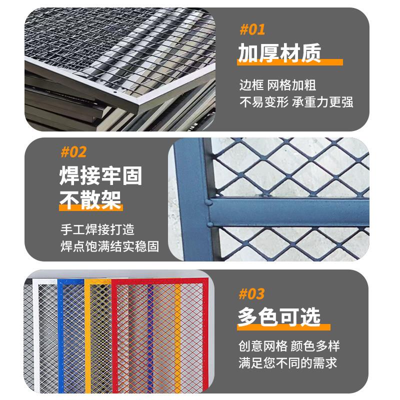 定做菱形网格网片铁艺悬隔断墙装花饰镂空/吊式天板铁网丝壁挂式
