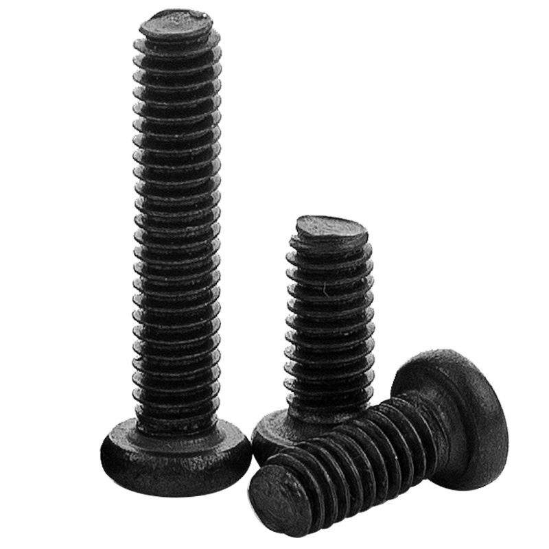 PM色十槽字半圆头螺丝M十字盘黑头机牙螺丝钉2/M2GRZ.5/M3/M4/M5/